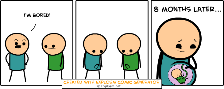 CaH Random Comic Comp. comp of random comics Enjoy. lmi DECIDED TD WHAT? NO ONE CARES, 1' DU' A IDIIOT. WITH EXPLA) GM CC). admin, cyanide and happiness random comic generator roll? we roll, then a random generated image appears? ya?