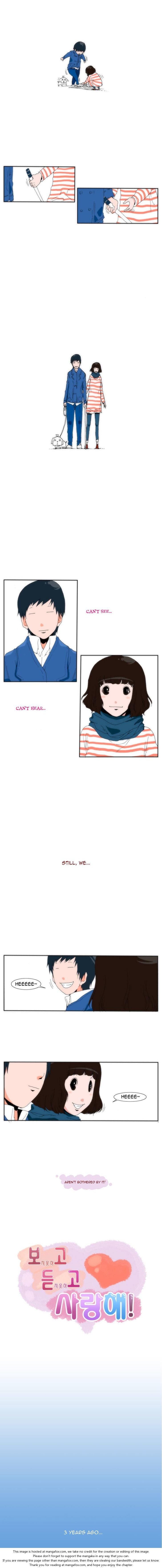 Can't See Can't Here But Love 1/83. What are you still doing here?! Part 2 is up ya dummy Go Here: /Can+t+see+can+t+hear+but+love+2+83/funny-pictures/5770181/. 