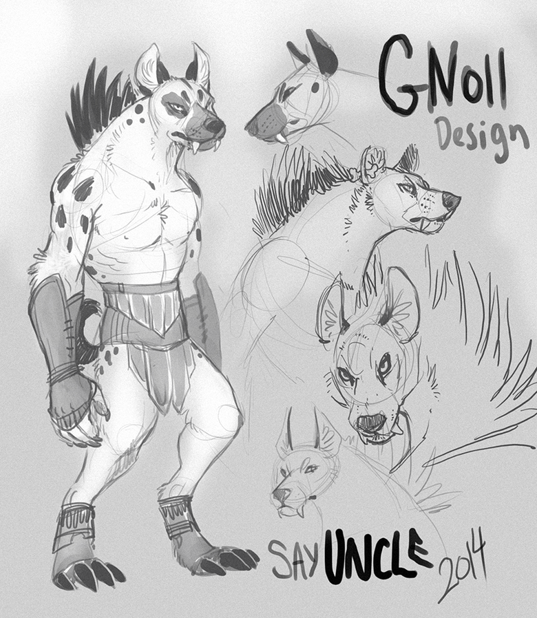 Character Art: Gnolls. Finally uploading Gnolls for those who have been asking, they barely eeked out a win over Dragonkin while Dwarves and Werecritters shared