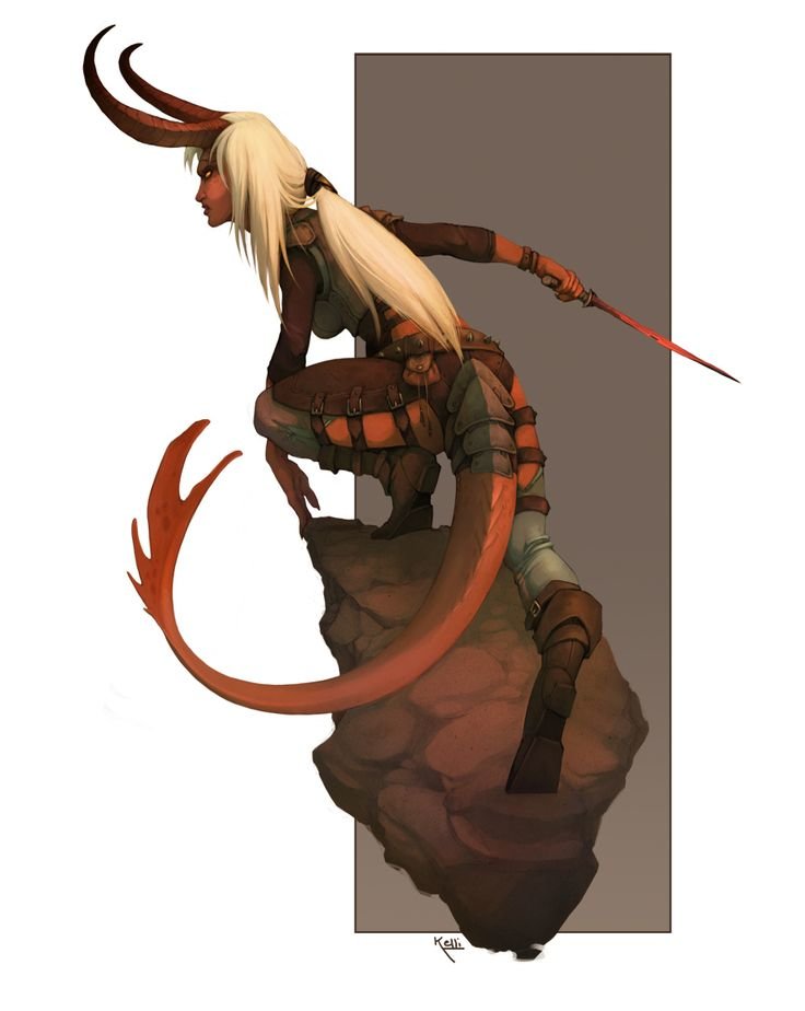 Character Art: Tieflings. A couple people have wanted monsters/tieflings so I ended up hunting down a bunch of Tiefling art and making them their own folder. Un