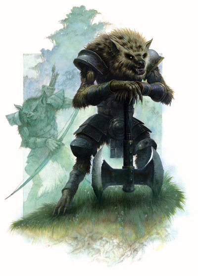 Character Art: Gnolls. Finally uploading Gnolls for those who have been asking, they barely eeked out a win over Dragonkin while Dwarves and Werecritters shared