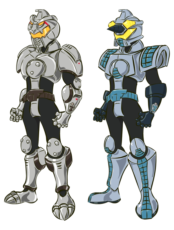 Character Art: Armored/Masked Pt.2. Since the vote was tied and I felt a little bad given how close it was for the anthro/werecreatures last round I'm doing a d