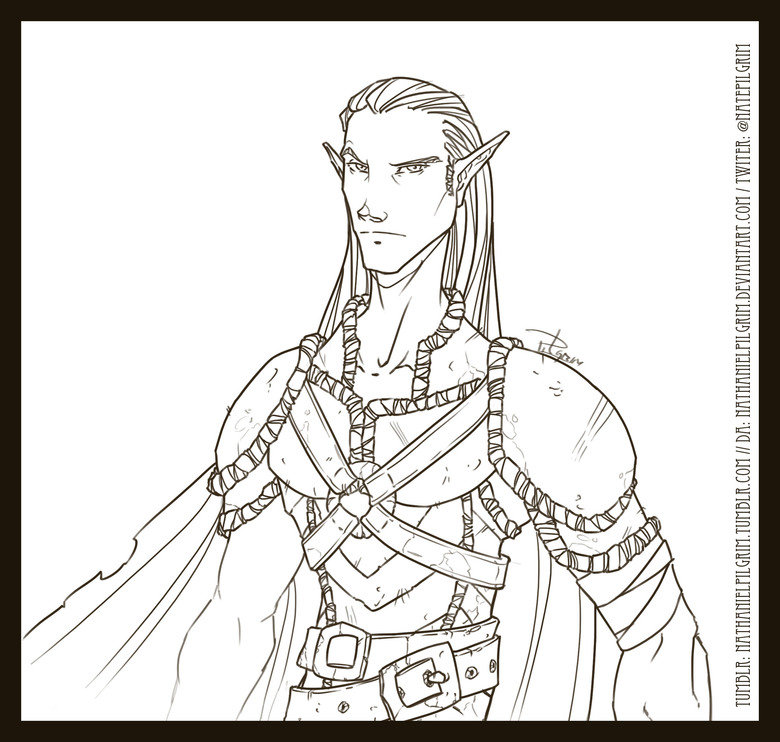 Character Art: Elves. Not an elf, actually a vampire as I found out I have a of elves so this will likely be a 2 or 3 parter, enjoy!.. Sorin Markov, is not an elf. He's a vampire.