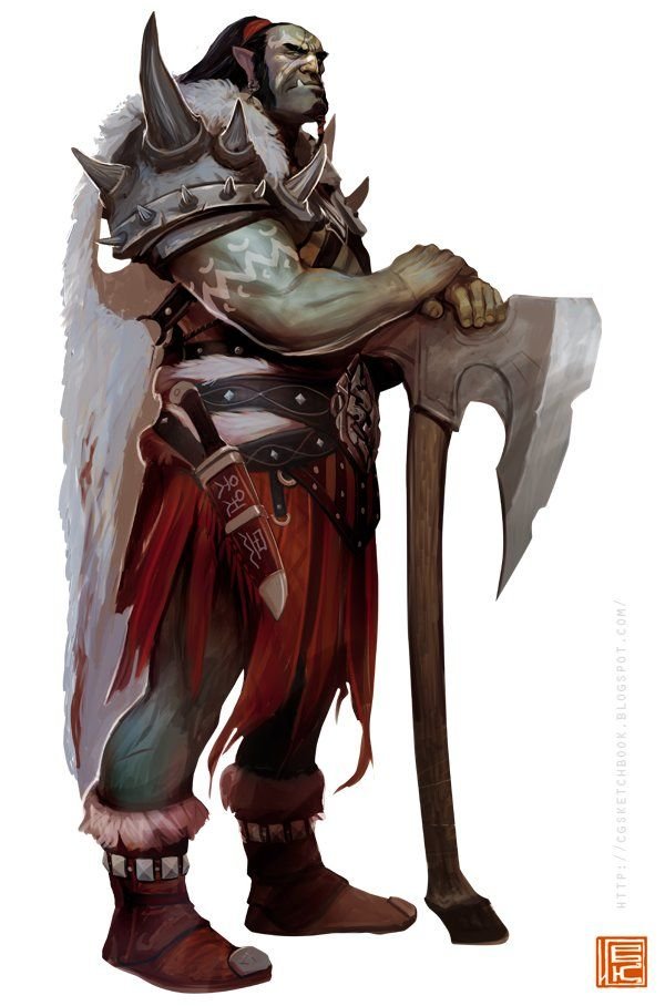 Character Art: Orcs 2 Electic Bugaloo. .. Also this dude looks like a captain of a band of space pirates