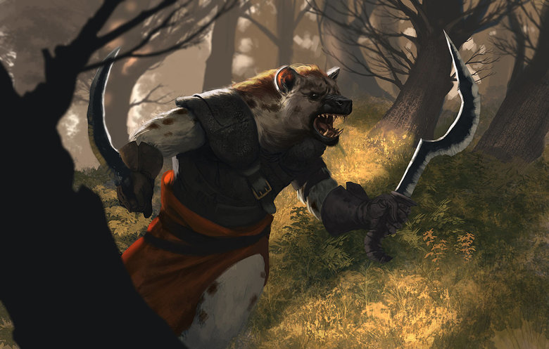 Character Art: Gnolls. Finally uploading Gnolls for those who have been asking, they barely eeked out a win over Dragonkin while Dwarves and Werecritters shared