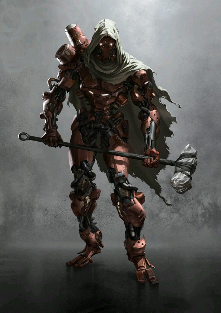 Character Art: Warforged and Robots. Since this won the strawpoll this is what get's uploaded. New strawpoll in the comments below so toss in a vote. I'm trying