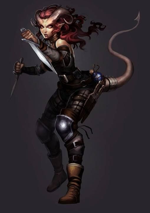 Character Art: Tieflings. A couple people have wanted monsters/tieflings so I ended up hunting down a bunch of Tiefling art and making them their own folder. Un