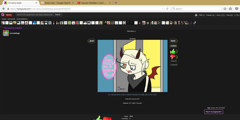 comic #2 (who is this "soule"?). credit to the oc pictures of soule are in the pics, i take no credit in their creation. Time to see what' s on funnyjunk today.