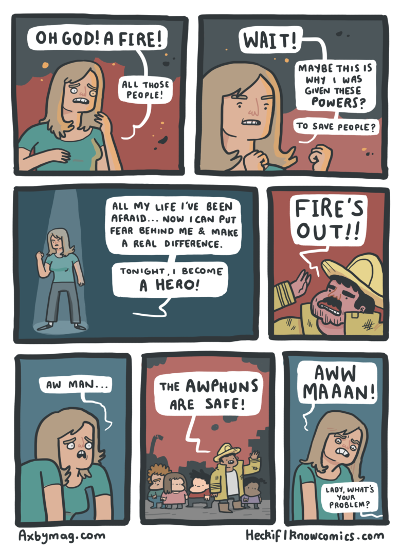 comic thingies 2. .. D'you know what I dislike about these comics?