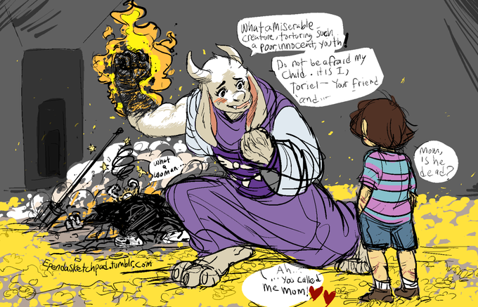Goatmom undertale comp Spoilers ahead. Goatmom comp. Set tight because it is going to be a long one... sad now
