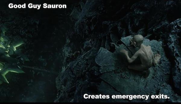 Good Guy Sauron. . mull Ell! Sultan. Sauron for president