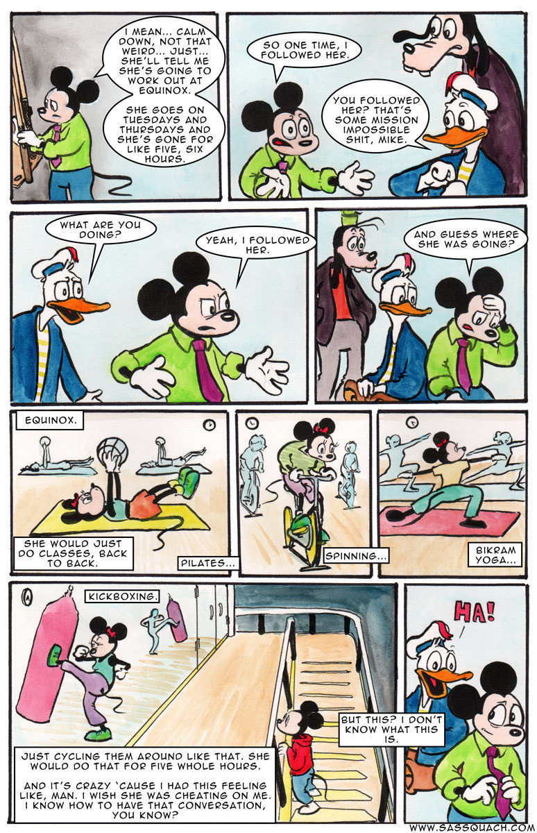 Growing older. .. Writing so good that i dont care that the art is bad. Bravo to whoever made this.