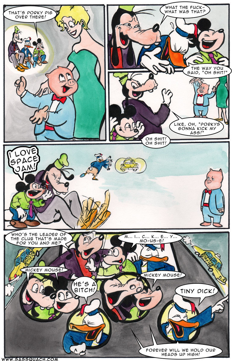 Growing older. .. Writing so good that i dont care that the art is bad. Bravo to whoever made this.