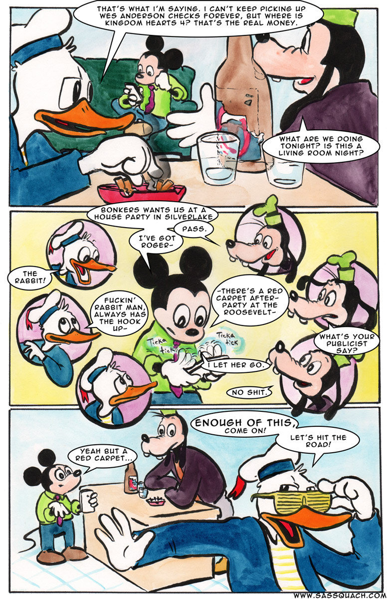 Growing older. .. Writing so good that i dont care that the art is bad. Bravo to whoever made this.