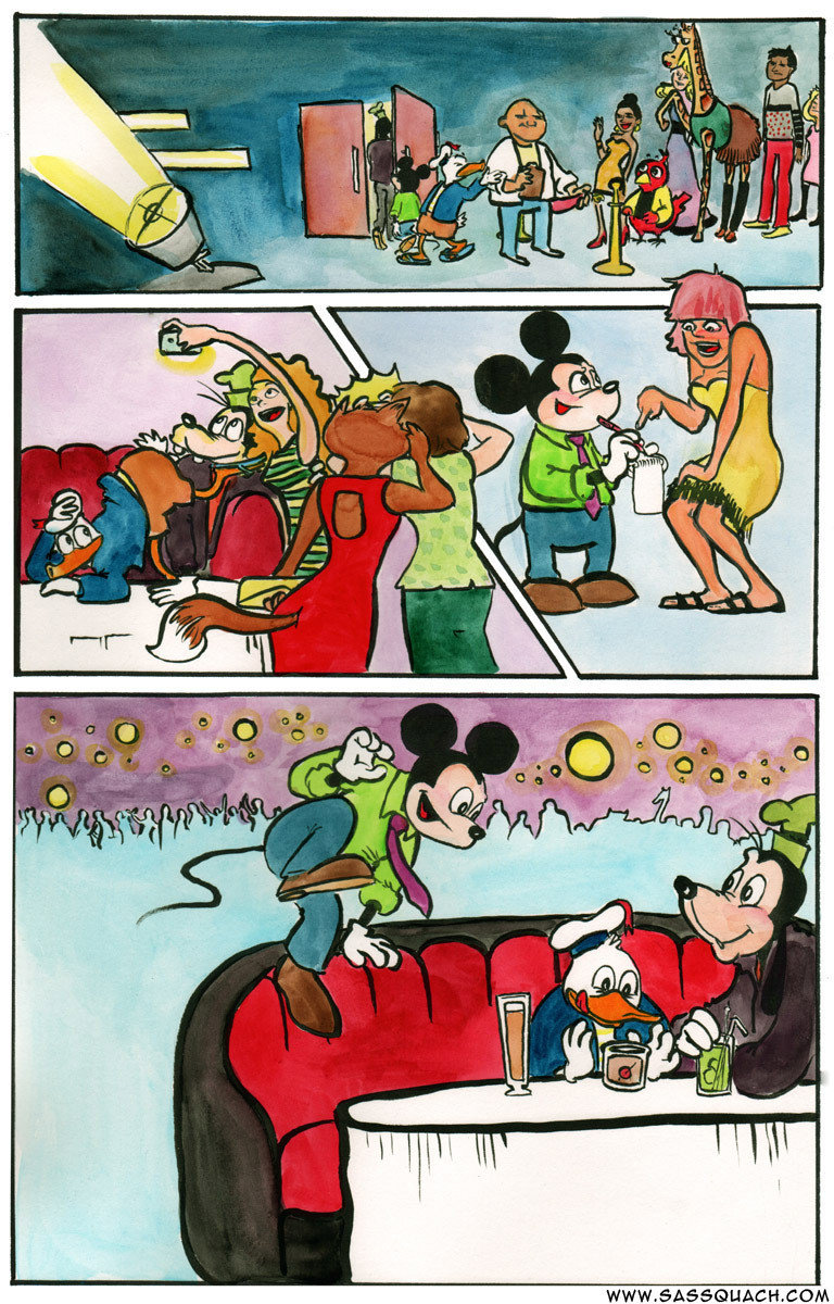 Growing older. .. Writing so good that i dont care that the art is bad. Bravo to whoever made this.