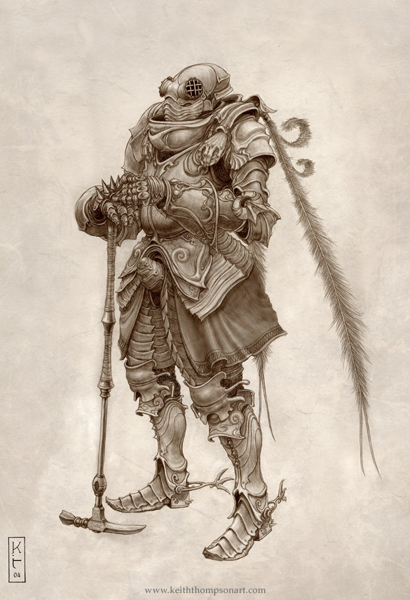 Keith Thompson Comp. VIRAEMIA PRIPYAT BEAST M24 HAUSEN WICKER MAN BARON APOLLONIAN WIGHT Keith Thompson is the guy behind the art design in Borderlands games an