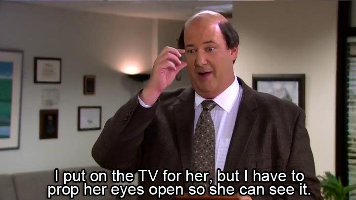 kevens dog. .. I was prepared to feel....