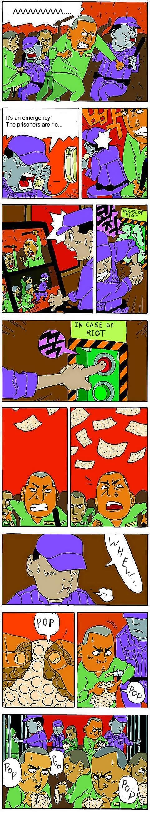 Korean Comic Comp IV. . MIDDLE AGED MAN IN FROM A UFO WHILE STANDING ON AN Ti! EDLY DOUBLE IN SIZE!