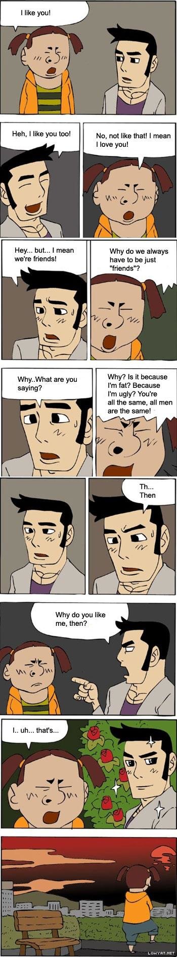 Korean Comic Comp IV. . MIDDLE AGED MAN IN FROM A UFO WHILE STANDING ON AN Ti! EDLY DOUBLE IN SIZE!