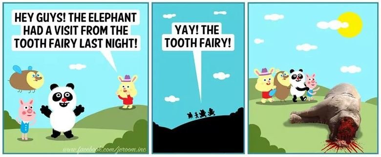 Oh Jeroom. .. I don't get the tooth fairy part.