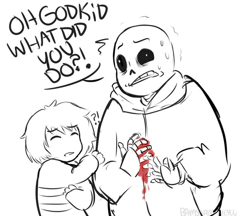 OH TEH NOES, SANS!. Source: .. Sans FW