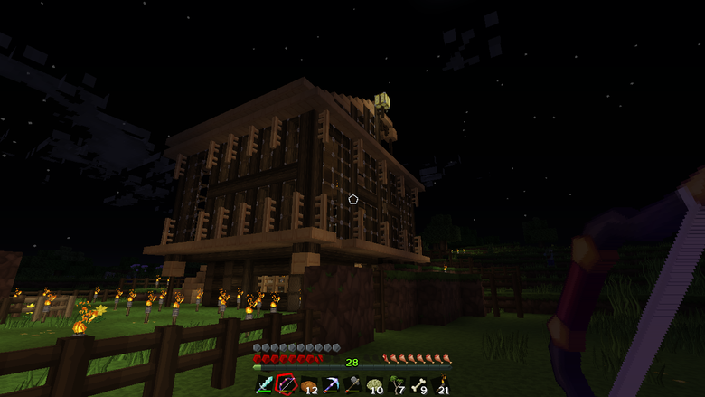 our minecraft server. If anyone would like to join us, pls feel free to PM me this is our arena, where we bash in each others skulls over arguments.. I think minecraft is actually a pretty cool game and the only reason people hate it now is because they're hipsters or they assume it's a kids game because the 