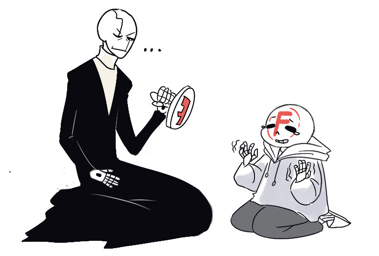 Sans sized comp. Source; sing-jone.tumblr.com/post/134671959439/rude Source; lynxgriffin.tumblr.com/post/134665990868/aaaand-because-i-did-end-up-getting-inspir
