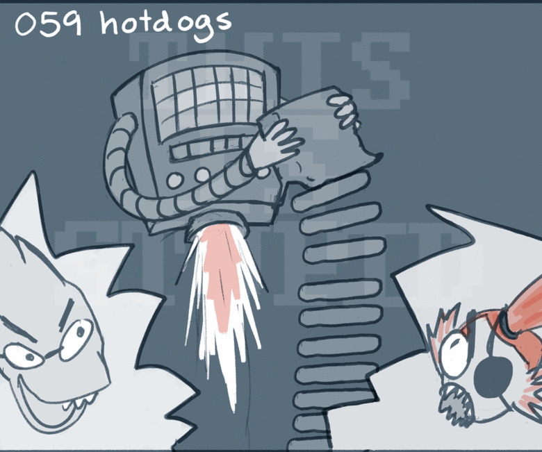 sausage stack, no not in that way. .. I must say that the joke in the end is in poor taste and OP could Mustard better