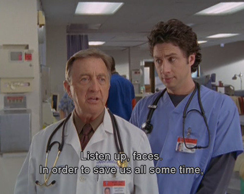 Scrubs. . teii Ea m. wow my parents are called debbie and dave