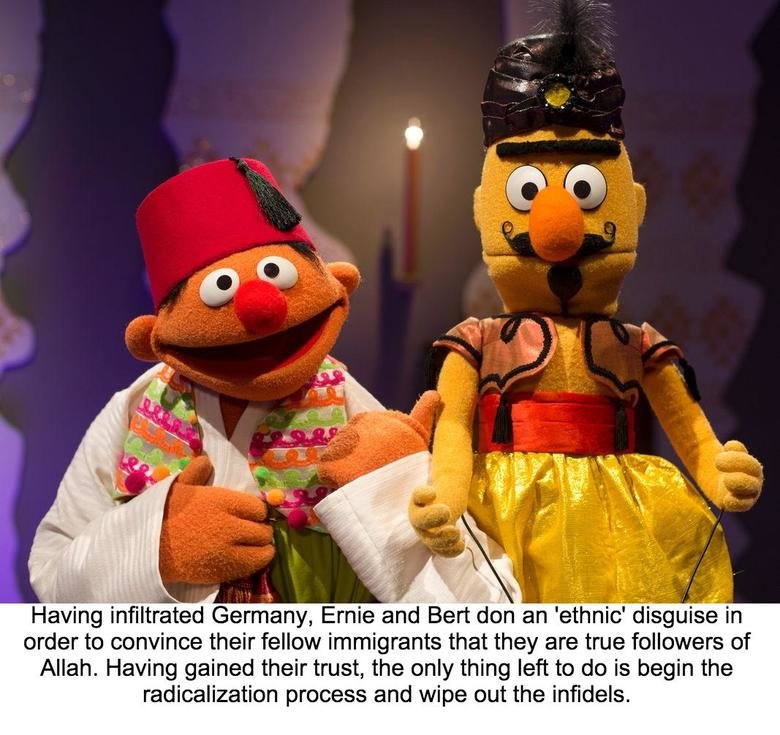 Sesame Street Adventures 79. . Hey Ernie?" Did your dad ever give you any advice about girls?" Not really. He always used to say I wouldn' t exist if morn didn'