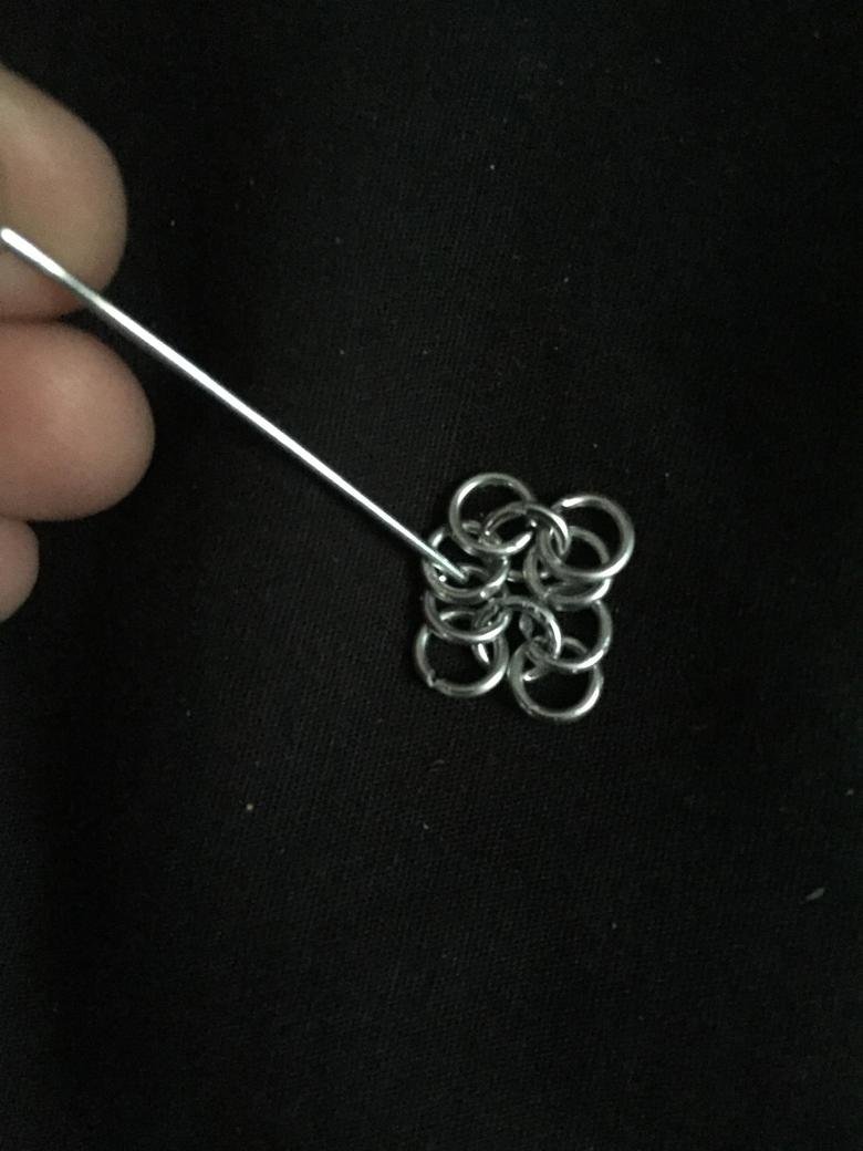 shamelessly stolen from imgur. After I posted my chainmail projects last night, ATimeTravellingRobotFromTheFuture asked how I made it from paperclips, and after