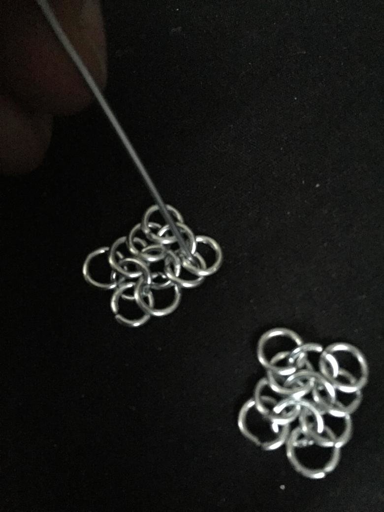 shamelessly stolen from imgur. After I posted my chainmail projects last night, ATimeTravellingRobotFromTheFuture asked how I made it from paperclips, and after