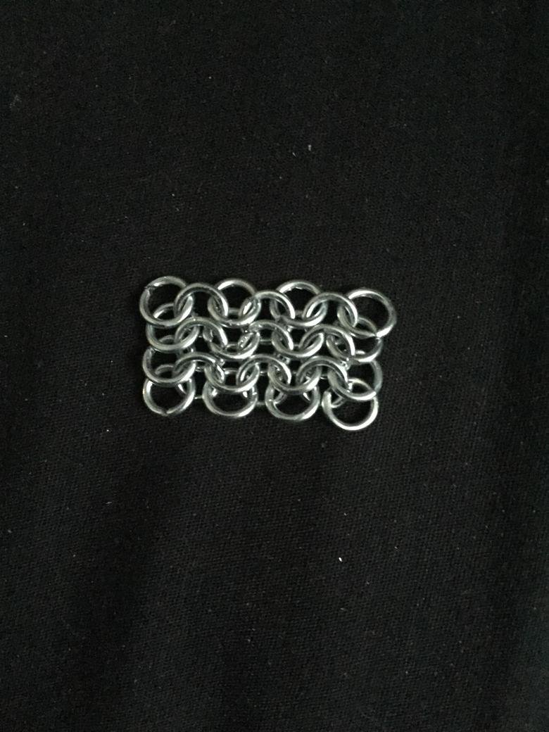 shamelessly stolen from imgur. After I posted my chainmail projects last night, ATimeTravellingRobotFromTheFuture asked how I made it from paperclips, and after