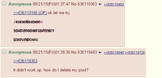 Sick 4chan trickster very sneaky yes. Thanks obama I am very nice I hide info I really only hide info because scared of ban or some like that No fun allowed the