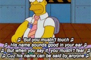 Simpsons Quote Comp. Shamelessly stolen from Buzzfeed for thumbs. Okay Mr Blurbs, here ore your 'T" ] h" Evye thirty r, minutes to grove your our, You hove ten 