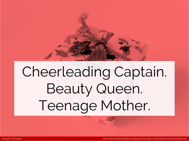 Six Word Christmas - Part 4. As my holiday gift to you all I'm posting 5 comps (4 Six-Words and 1 Two-Sentence) in the next 24 hours with another on Saturday an