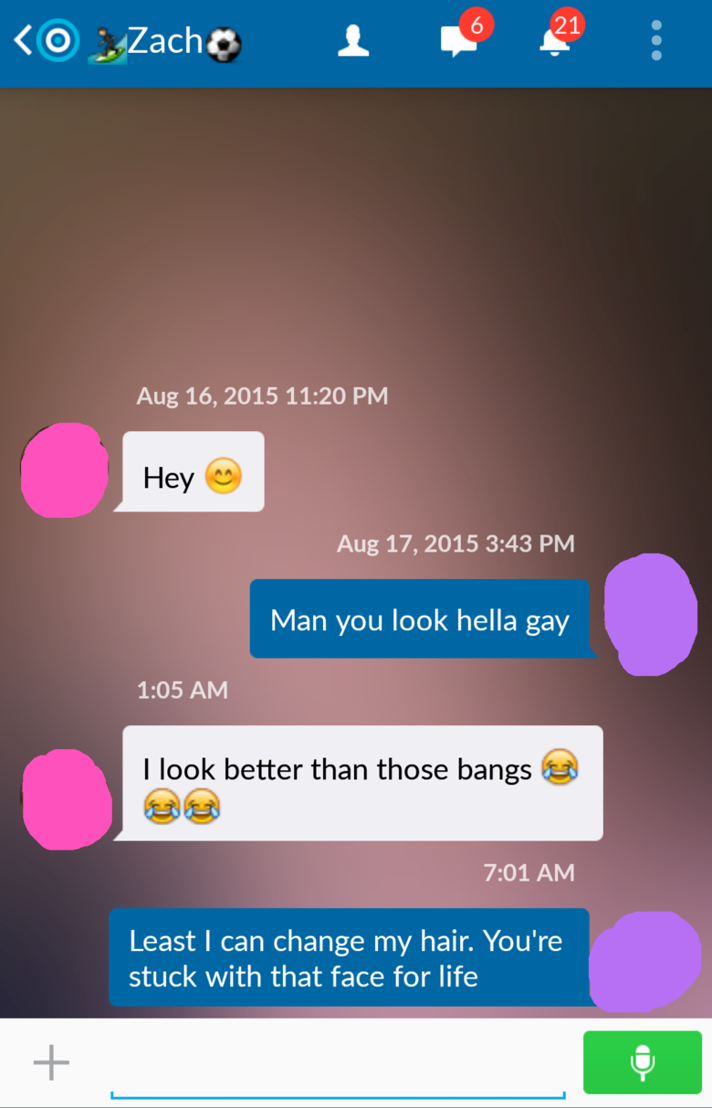 Skout Adventures Part 2. Part 2 of me being a complete bitch to people on Skout. Again, don't judge me too hard. I'm not actually like this. Here are links to t