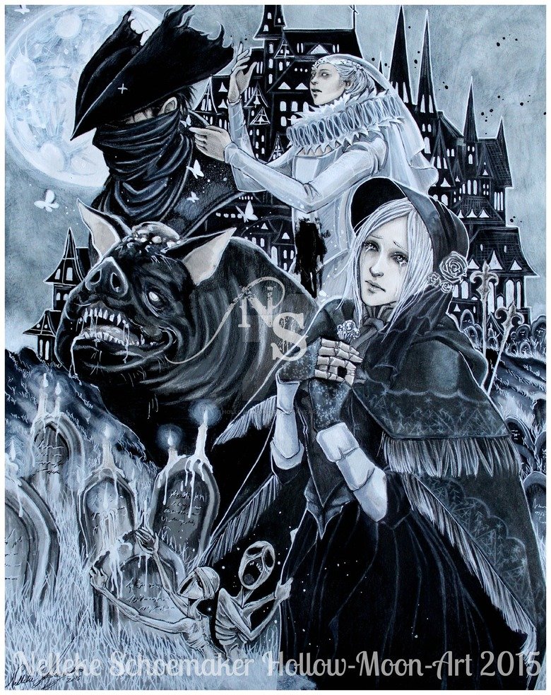 Soulsborne wallpaper dump. First image is a drawing by me Won't be as good as the others but I wanted to share at least one thing thats mine. First image is a d