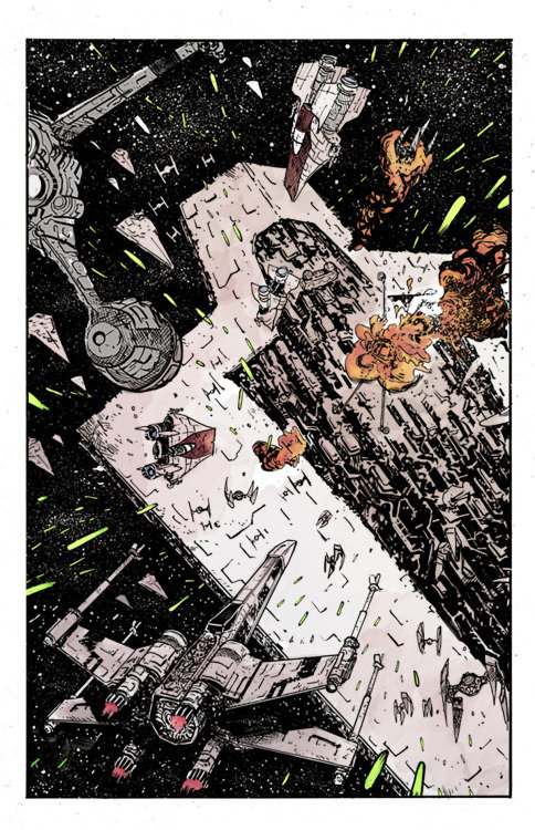 Star Wars: Green Leader. Green Leader, art and story by Daniel Warren Johnson, colors by Matt Davis.. FALSE! Aside from Lando, Windu, and TRAITOR! there are no black people in the galaxy