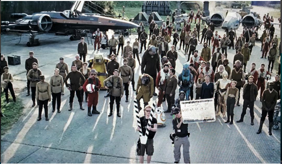 Star Wars Behind the Scenes. .. the film hasn't even been released on home video yet and we already have behind-the-scenes . wow. I haven't seen it yet, but if I wait a few weeks I can probabl