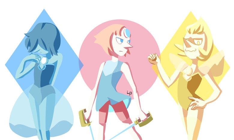 Steven Universe Comp 79. .. Man there's so much Pearl art now. I don't remember selling my soul for this.