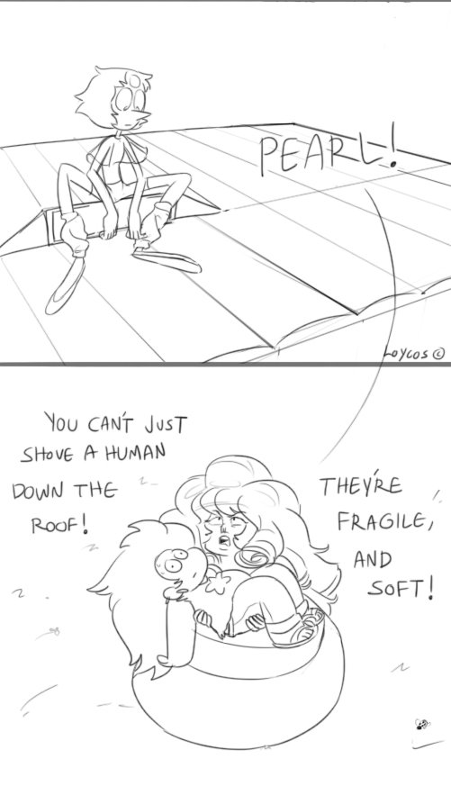 Steven Universe Comp 79. .. Man there's so much Pearl art now. I don't remember selling my soul for this.