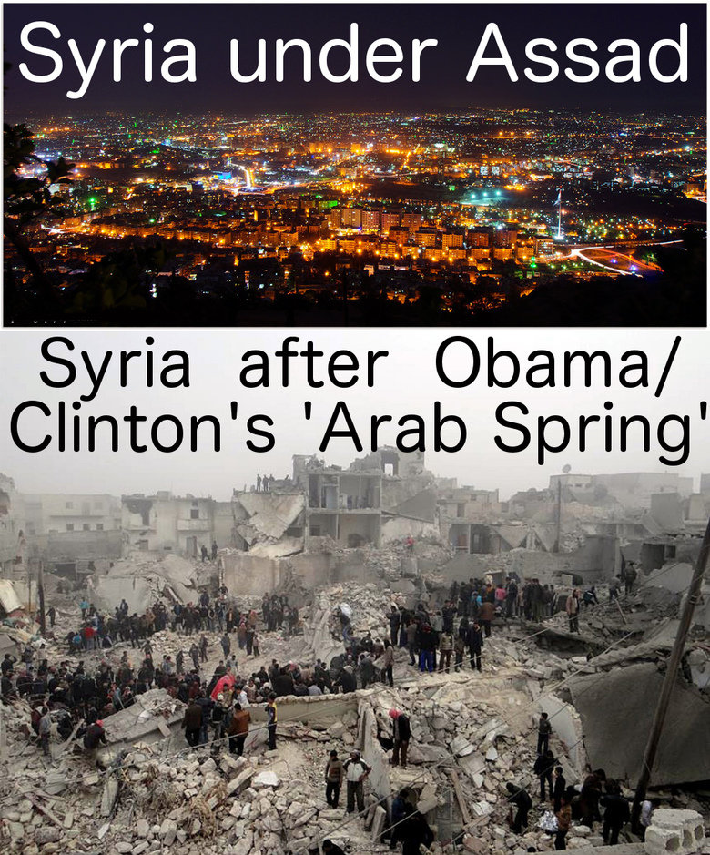 hillary obama syria
