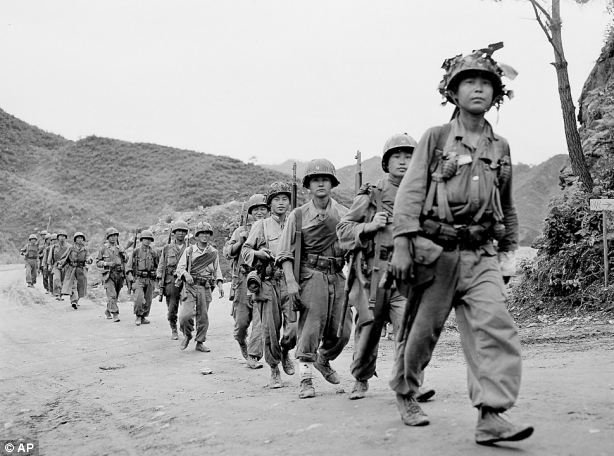 War: Korean War.. Alright, this war is a little different because technically, technically, technically, it's still going on. Now after the Japanese surrendered