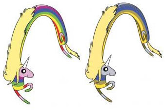 what time is it. about 11 o clock how his colors match up with ours. Finn the human is colorblind, raised by a dog who obviously sees color. So I recently sew t