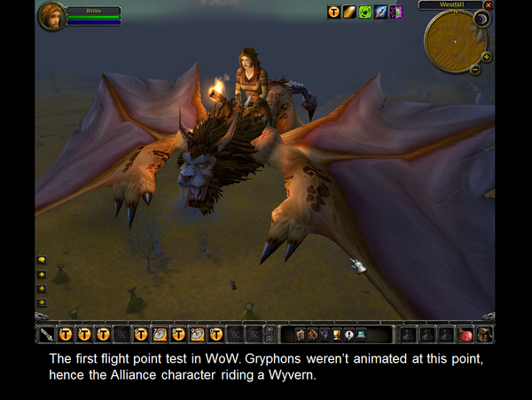 What WoW looked like 17 years ago. . An early leek at Werld of Warcraft in 1999: in the placeholder town of Vanguard. Almost name of was version' s cede er artw