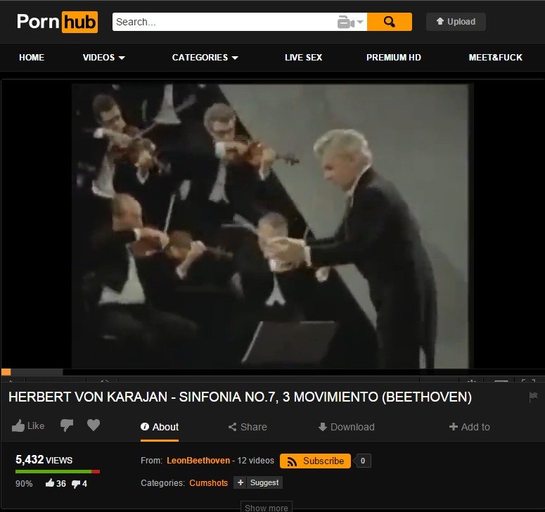 Why is this on Pornhub Comp. Despite Pornhub being an amazing source for "nothing", somehow these 100% safe for work videos slipped through the cracks