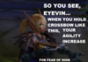 You see, Eyevin...