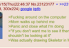Anons mom caught him
